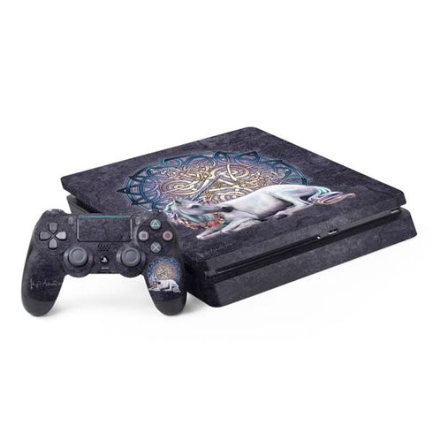 Celtic Unicorn by Brigid Ashwood PlayStation PS4 Skins